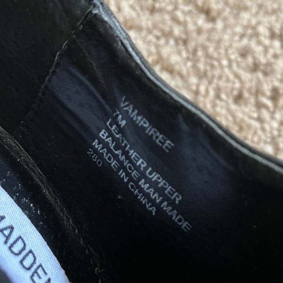 Steve Madden Vampiree Black Leather Booties - Picture 12 of 12